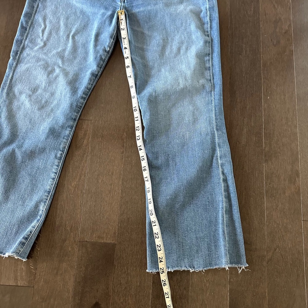 Citizens of Humanity Isola Cropped Bootcut Jeans Stretch Raw‎ Hem 31 - Picture 7 of 9